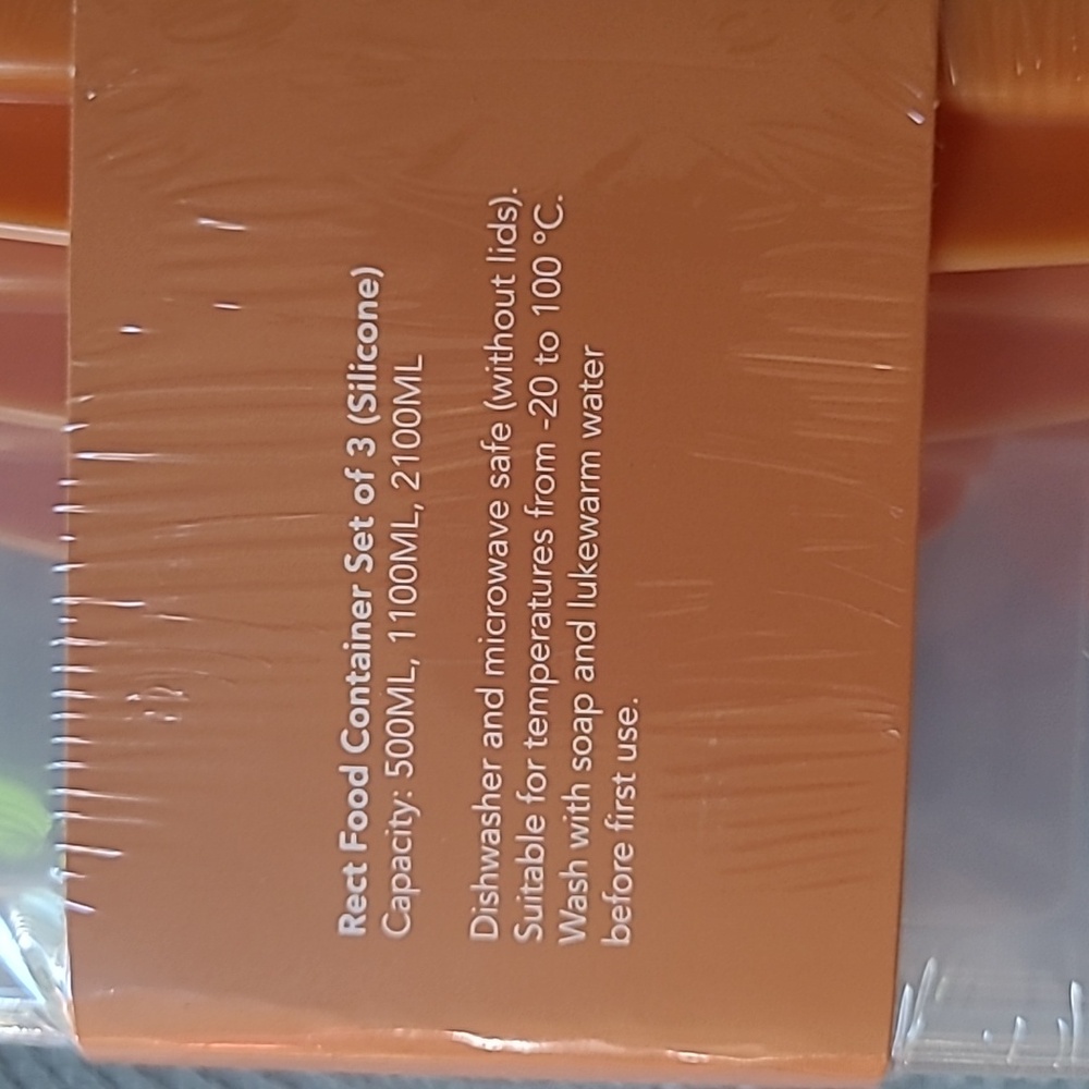 Rectangle Food Container Set - Picture 6 of 7